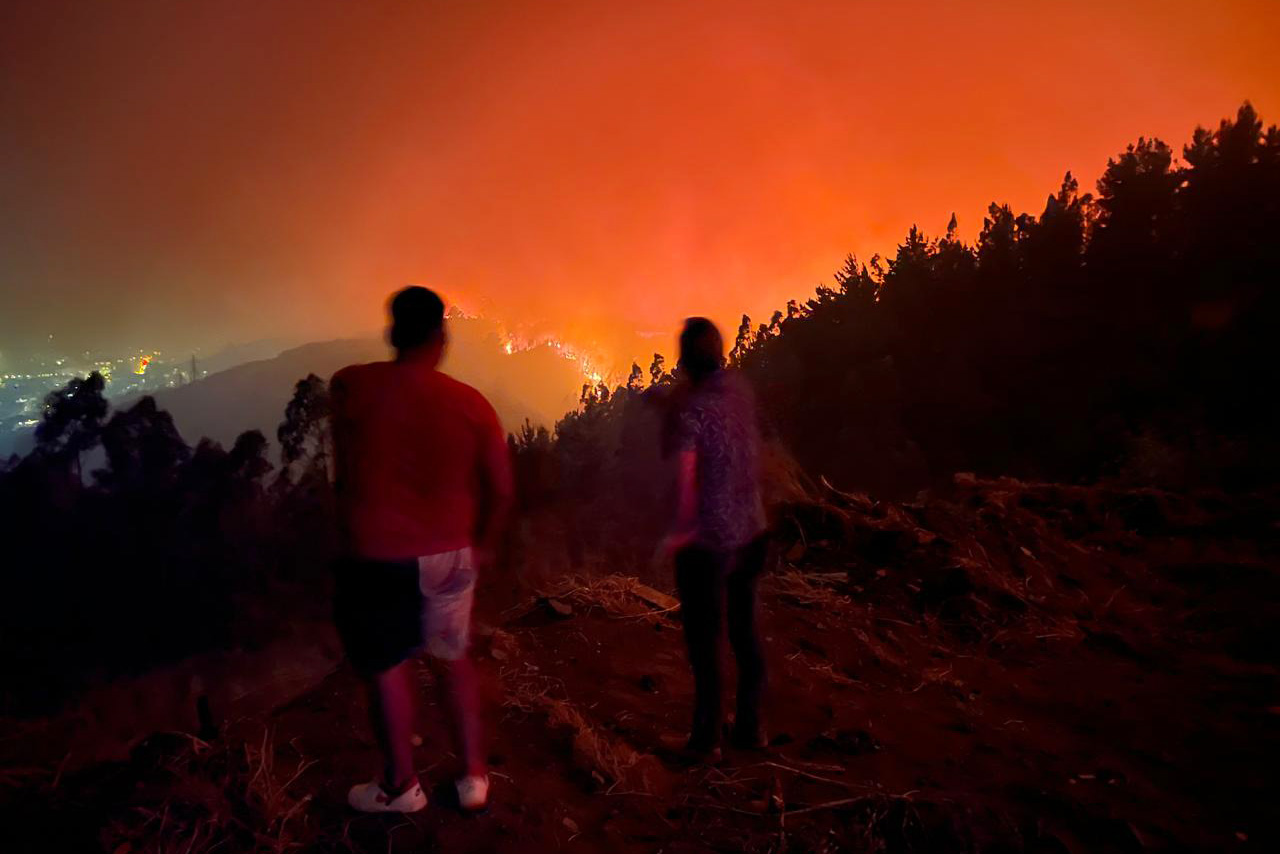 Alerta Roja en Penco y Concepción por Incendios Forestales de Rápida Propagación