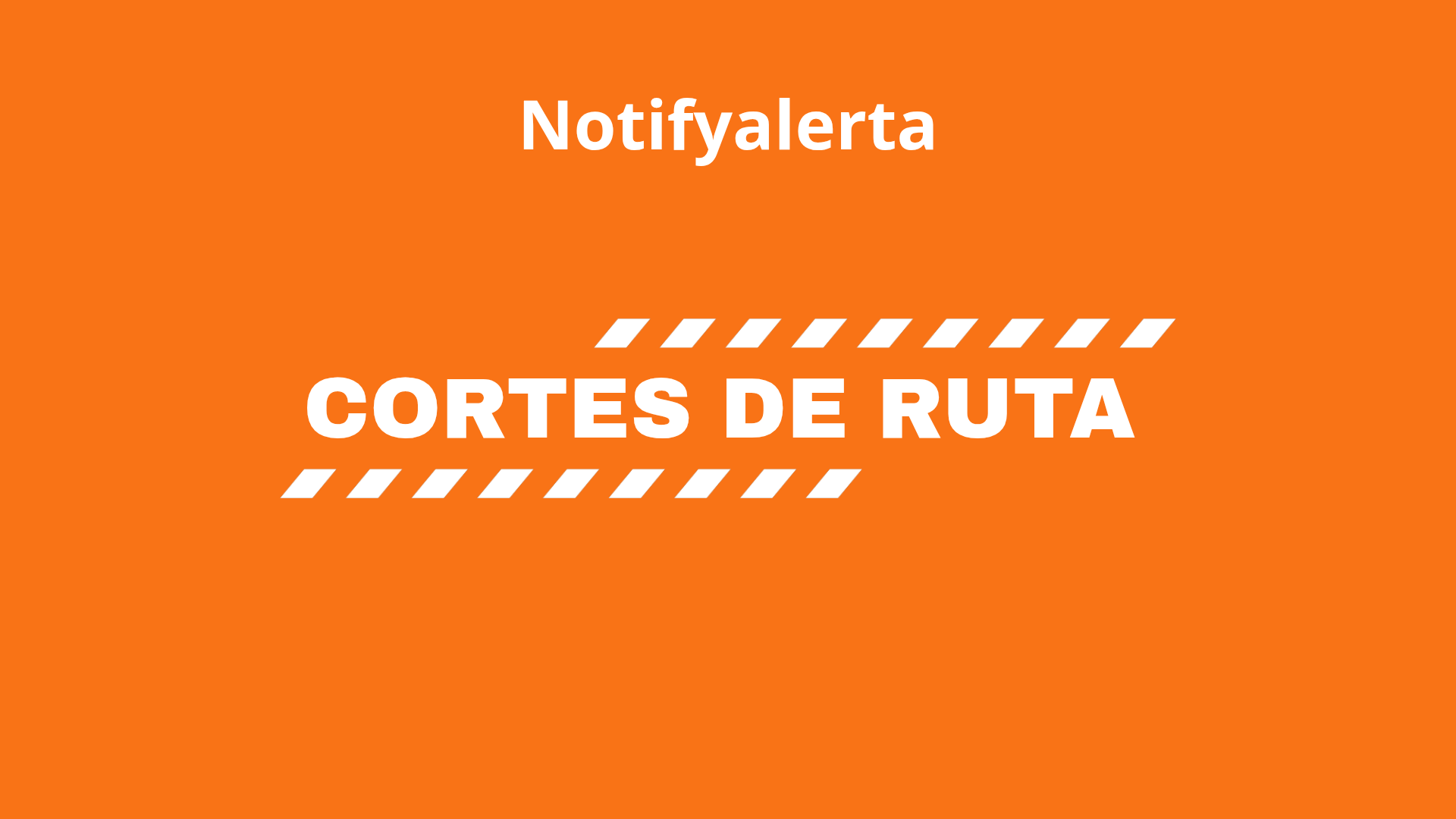 Aviso de Trabajos: Cierre de acceso en Ruta de la Fruta (Sector El Yali)