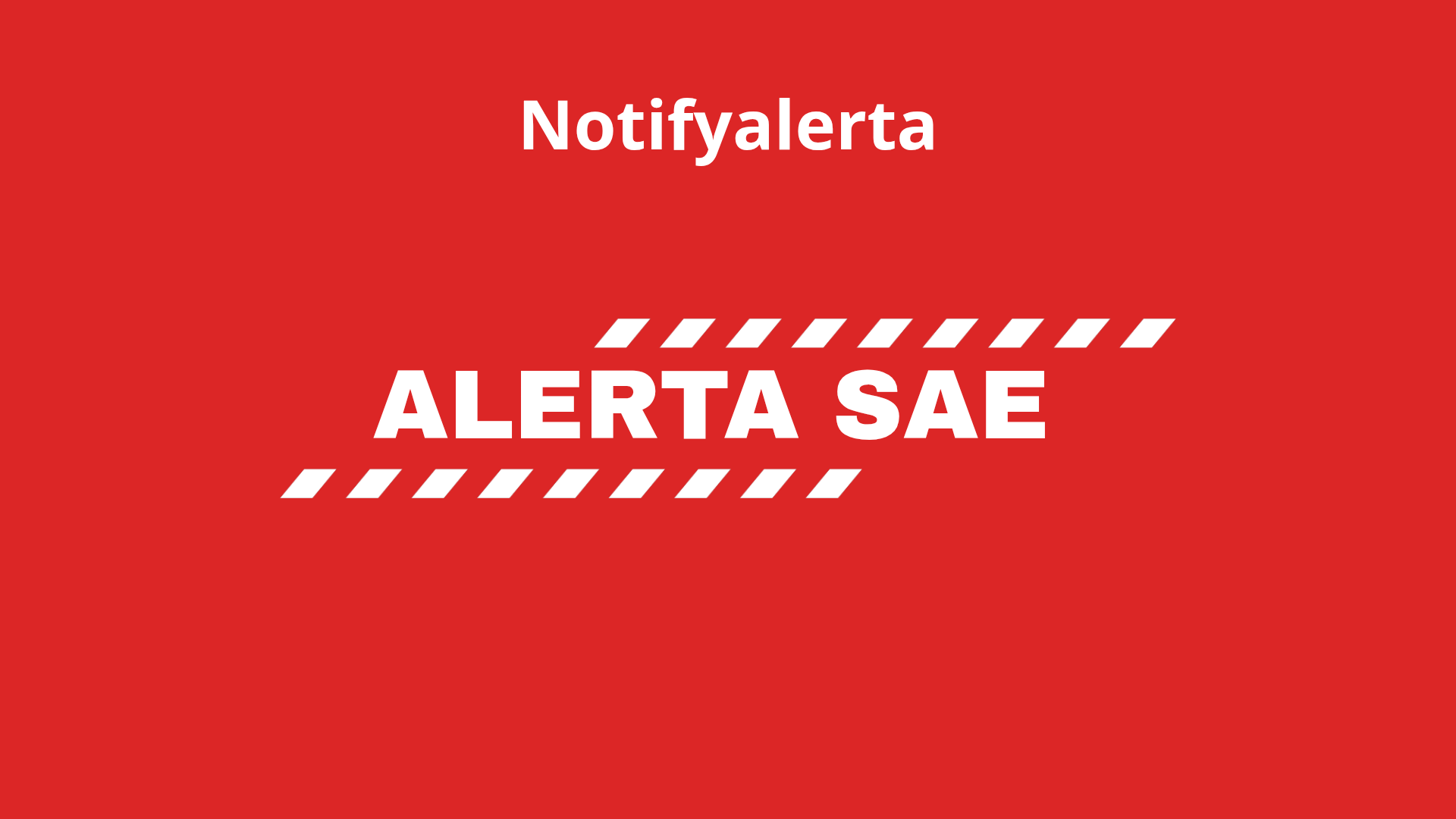 Reporte de alerta SAE proporcionado por Senapred ante incendios forestales