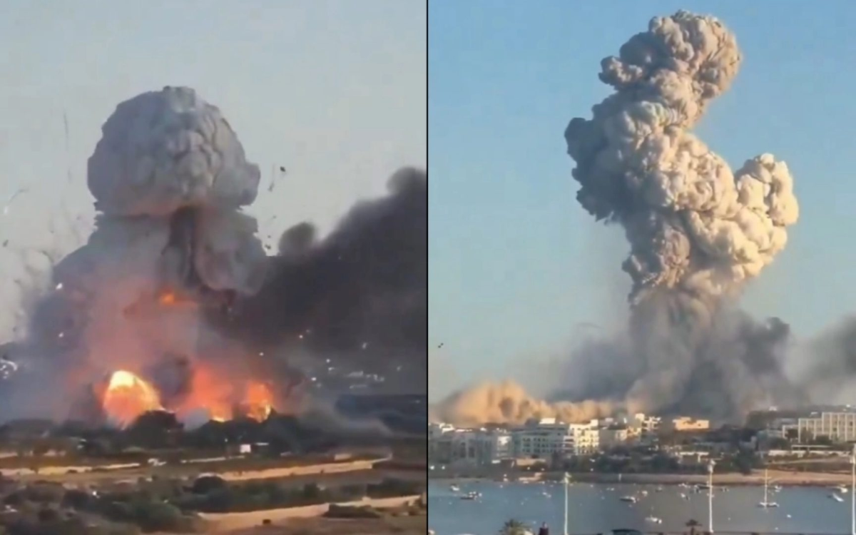 Explosión masiva en fábrica de fuegos artificiales en Malta